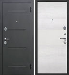 Входная металлическая дверь Гарда 7,5 см Муар Белый ясень