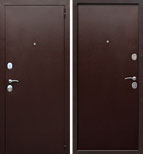 Входная металлическая дверь Гарда металл/металл