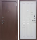 Входная металлическая дверь Гарда 8 мм Белый ясень