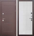Входная металлическая дверь 11 см Isoterma Медный антик Астана милки