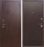 Входная металлическая дверь Тайга 7 см металл/металл