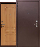 Входная металлическая дверь GARDA Миланский орех