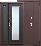 Входная металлическая дверь Царское зеркало Венге (1200x2050)